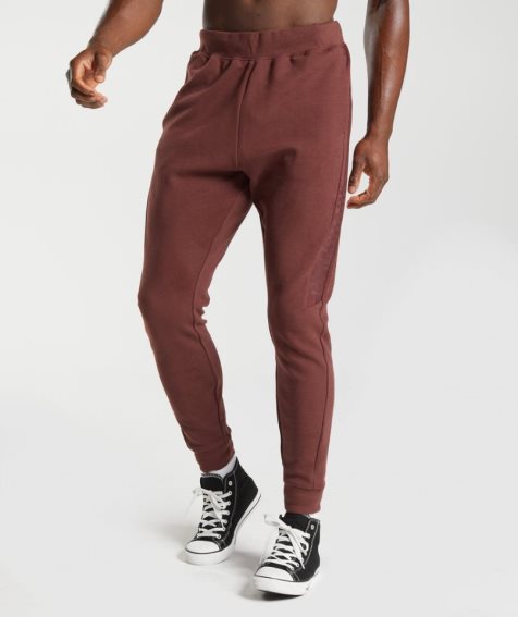 Men's Gymshark Bold React Jogger Brown | CA 615A03